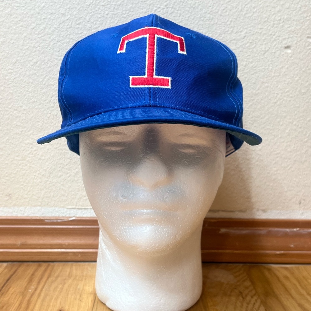 Designer Award Headwear BY TEI Texas Rangers MLB Blue Snapback Hat Cap